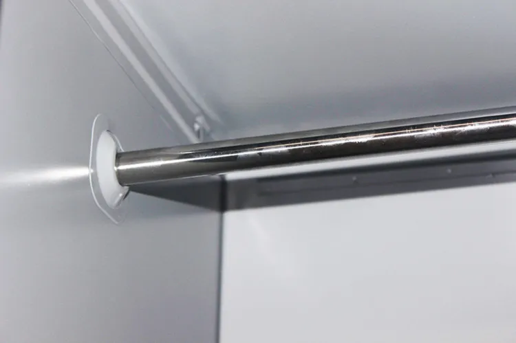 Black 2 Door Coded Lock Storage Clothes Iron Locker