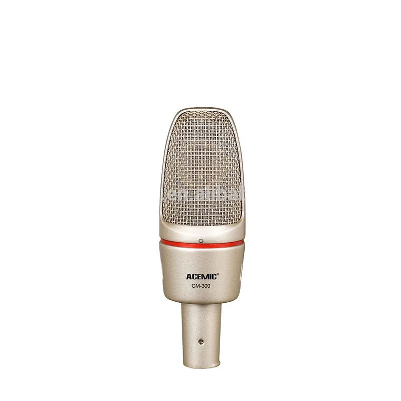 Специальное предложение; Низкая цена; ACEMIC CM-300 Профессиональный высокого качества большой диафрагмой инструмент Студийный конденсаторный микрофон