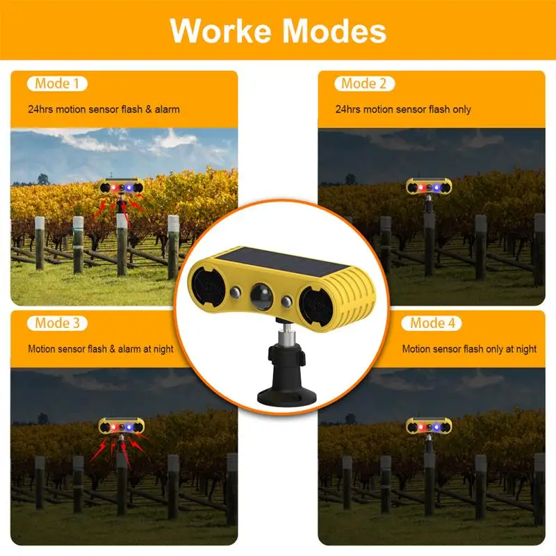 farm animal sound detectors alarm motion sensor detector solar farm alarm light solar outdoor solar animal repeller ultrasonic