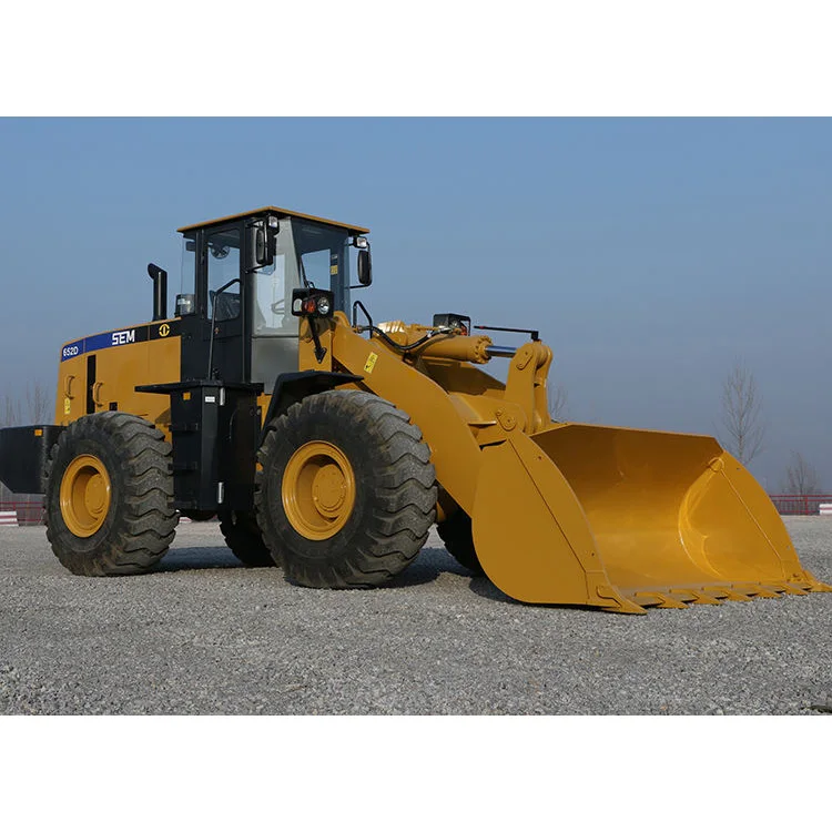 Good Price Machine SEM Wheel Front Loader Wheel Loader Heap Price Machinery SEM652D 162kw Wheel Front Loader