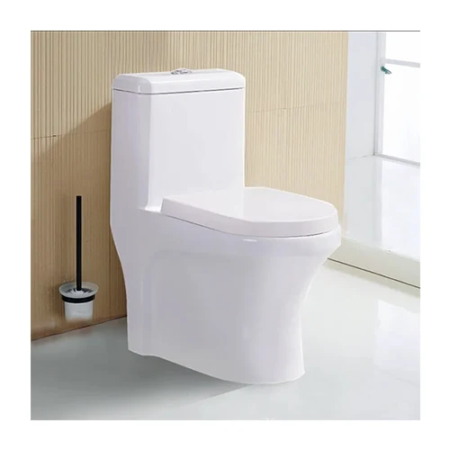 Modern Bathroom Floor Mounted Dual Flush Siphonic Modern Wc Ceramic Commode Sanitary Ware One Piece Toilet Bowl