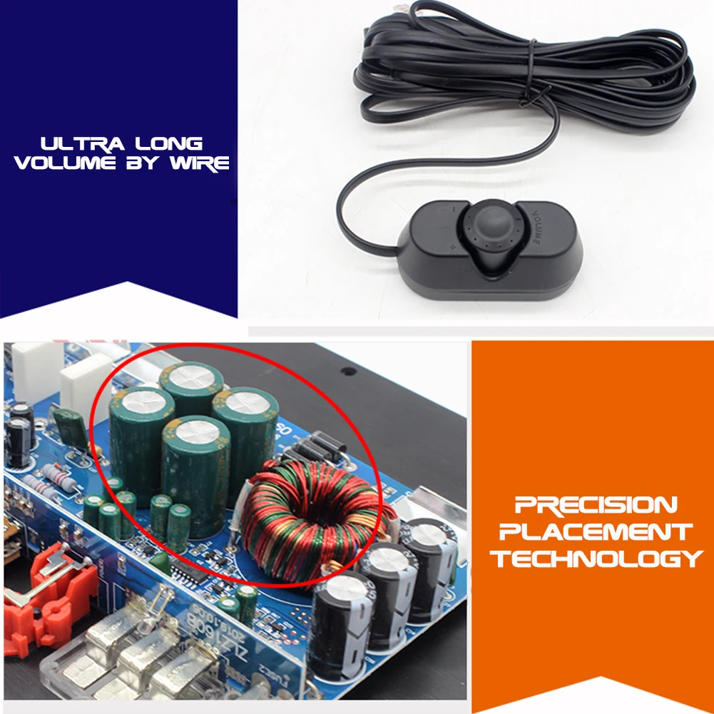 1500W 12V Car Audio Power Amplifier Subwoofer Powerful Bass Car Amplifier Board DIY Amp Board for Auto Car Player