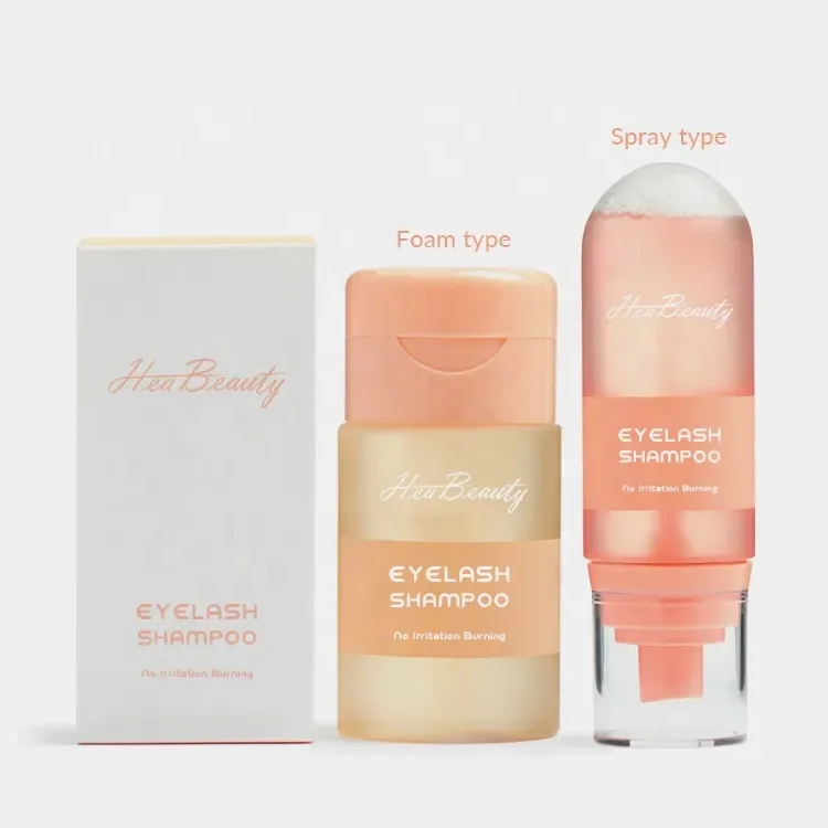 Wash Cleaning Rainbow Color Bubble Eyelash Extension Shampoo Mild Vegan Lash Concentrate Cleanser Foam Lash Foam Shampoo