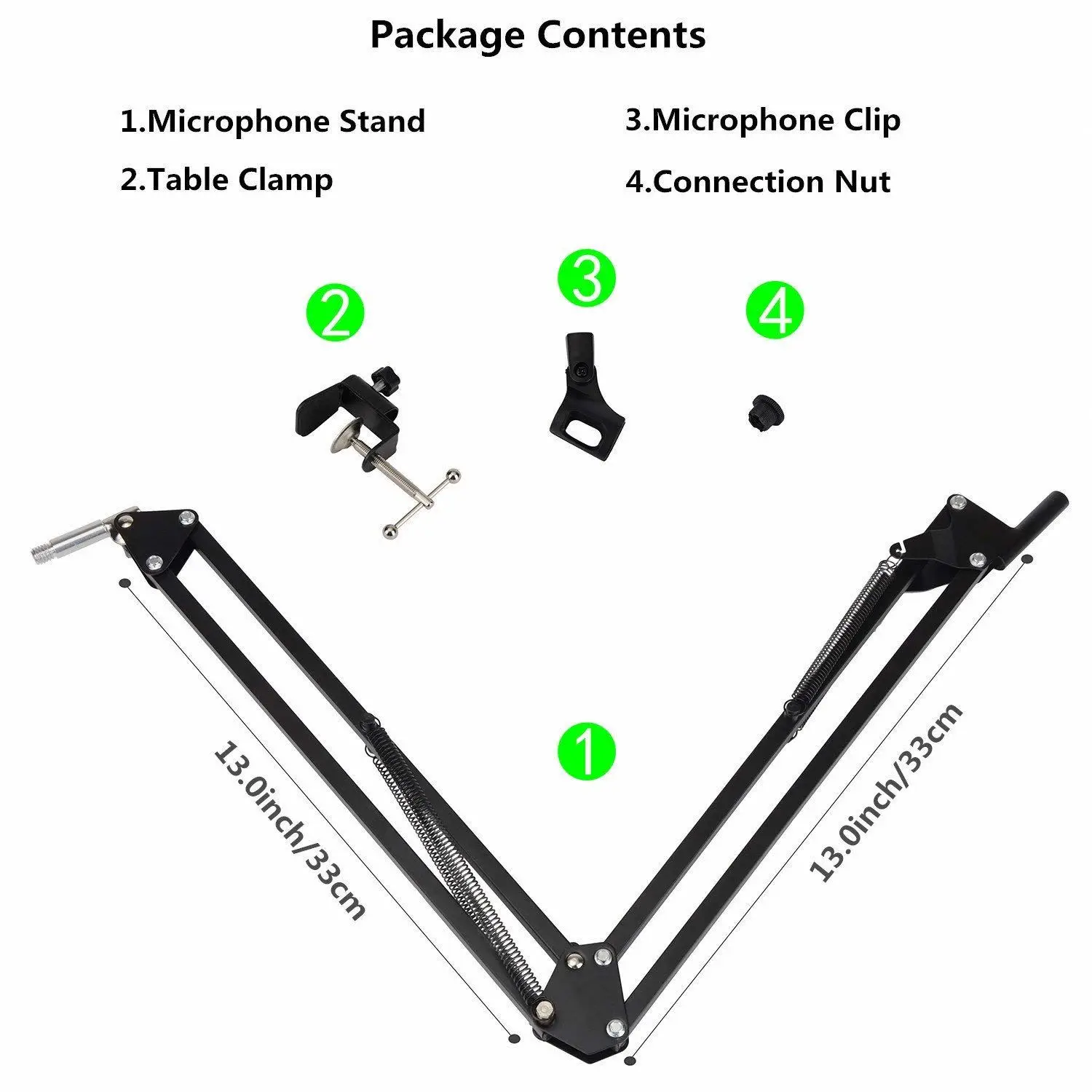 
High Quality Desktop Pa Microphone Stand 
