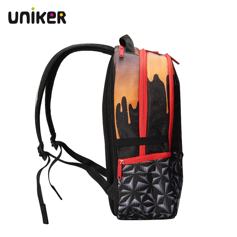 UNIKER Backpack with USB Charger adapter Backpack with ear phone adapter Backpack School Bags For Boys
