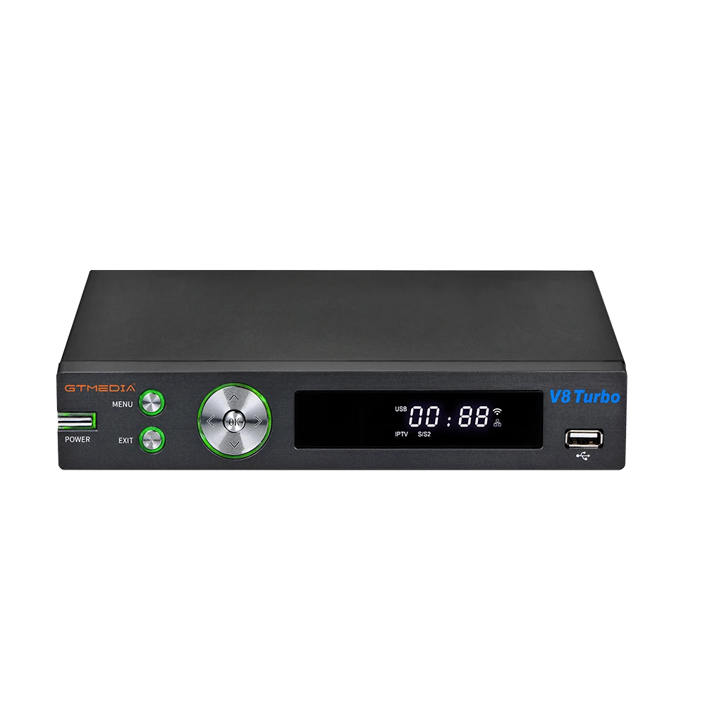 GTMEDIA V8 TURBO DVB-S/S2/S2X+T/T2/Cable/J.83B TV Decoder Auto biss Power Vu Satellite Receiver