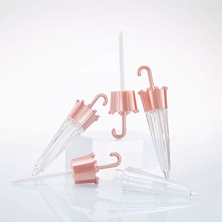 
new lipgloss tubes umbrella type lip gloss tube 