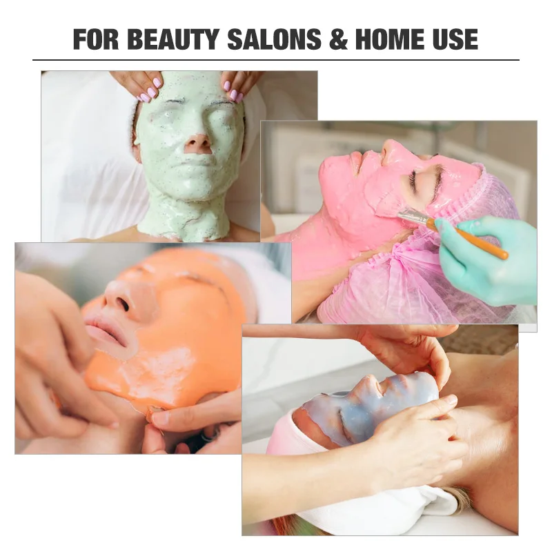 Spa Rubber Rose Lightening Mask Hyaluronic Acid Vitami C Hydro Collagen Crystal Face Masking Jelly Mask Powder