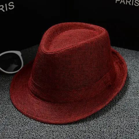 Factory Cheap Price Classic Vintage Fashion Customized Embroidery Logo Design Manhattan Jazz Unisex Fedora Hats with Band