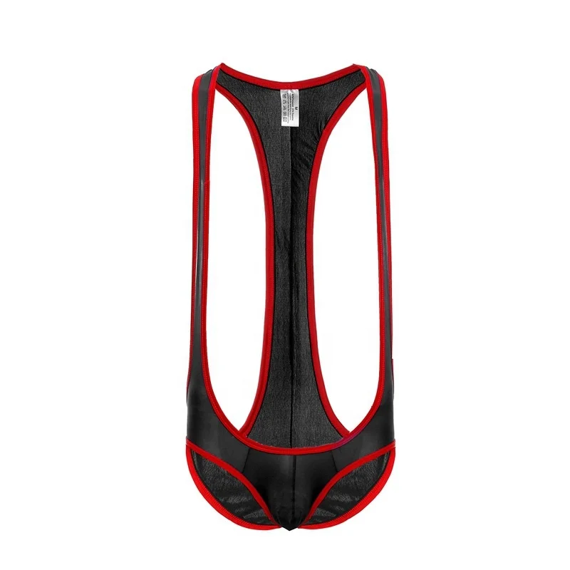 Sexy Men Underwear Boxers Bikini Slip Panties Man Underpants Thong Men Pouch Gay Fashion Leopard Print Suspenders Brief