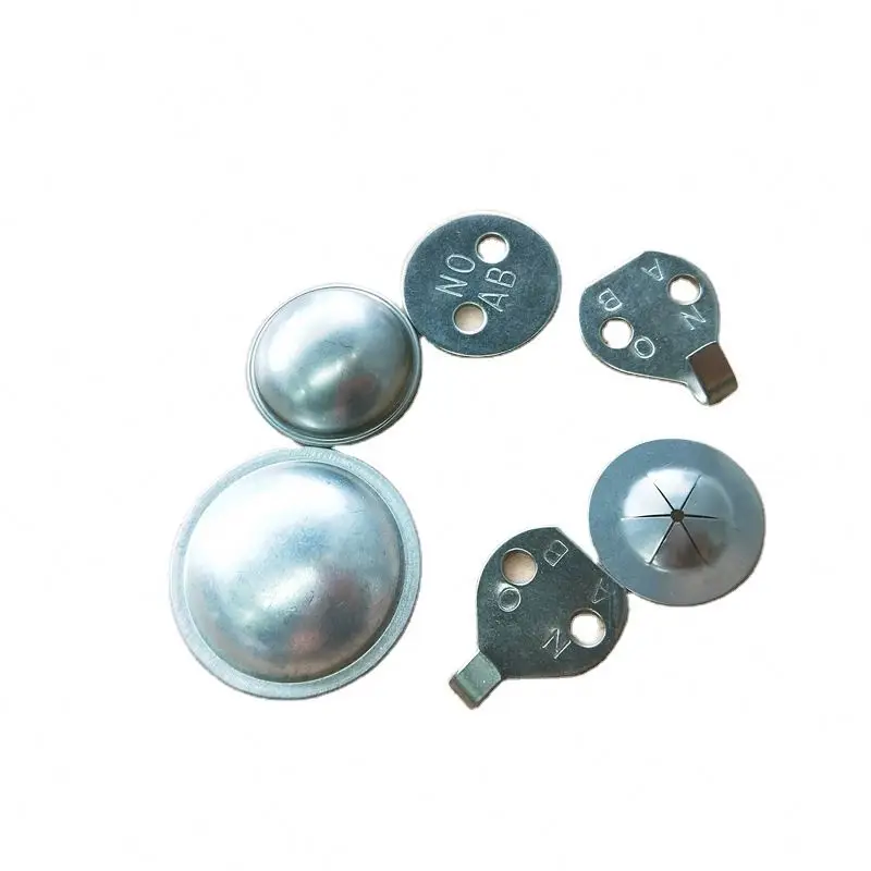 Stainless steel Aluminum/Low Carbon Steel Dome Cap Washer with self adhesive insulation pins