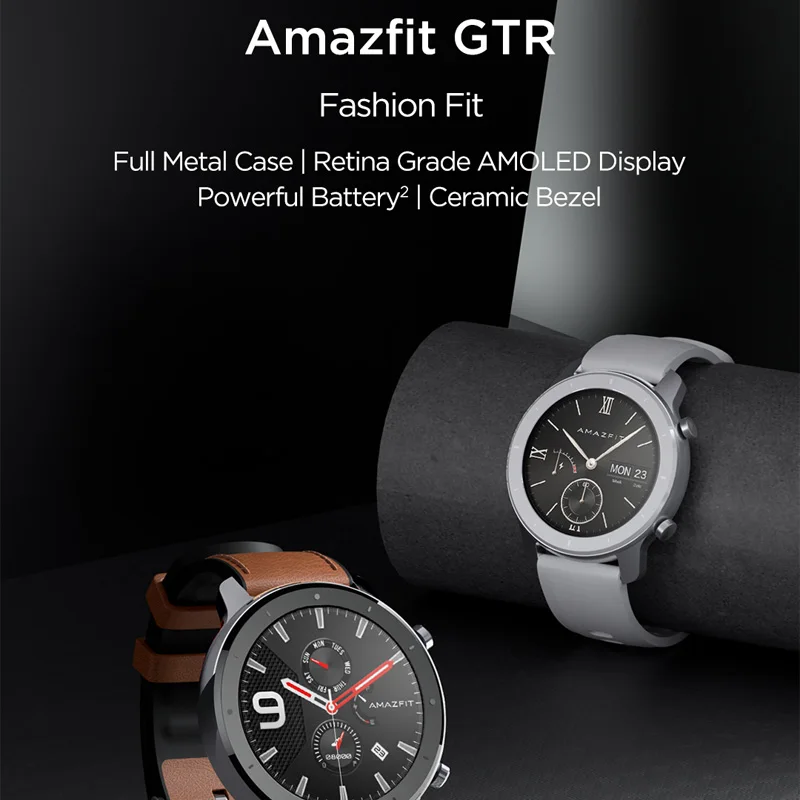 Original Xiaomi Amazfit GTR 47mm 5ATM Smart Watch Control Music GPS 20 Days Battery Life Smartwatch