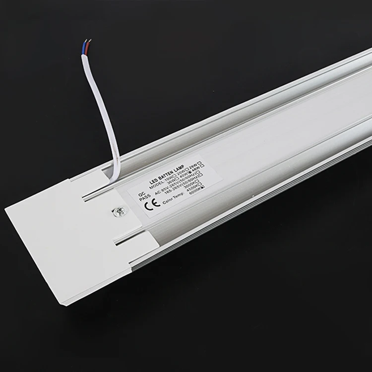 Wholesale Price Plastic batten light 1200mm 36W LED Linear Batten Light  led purification fixture