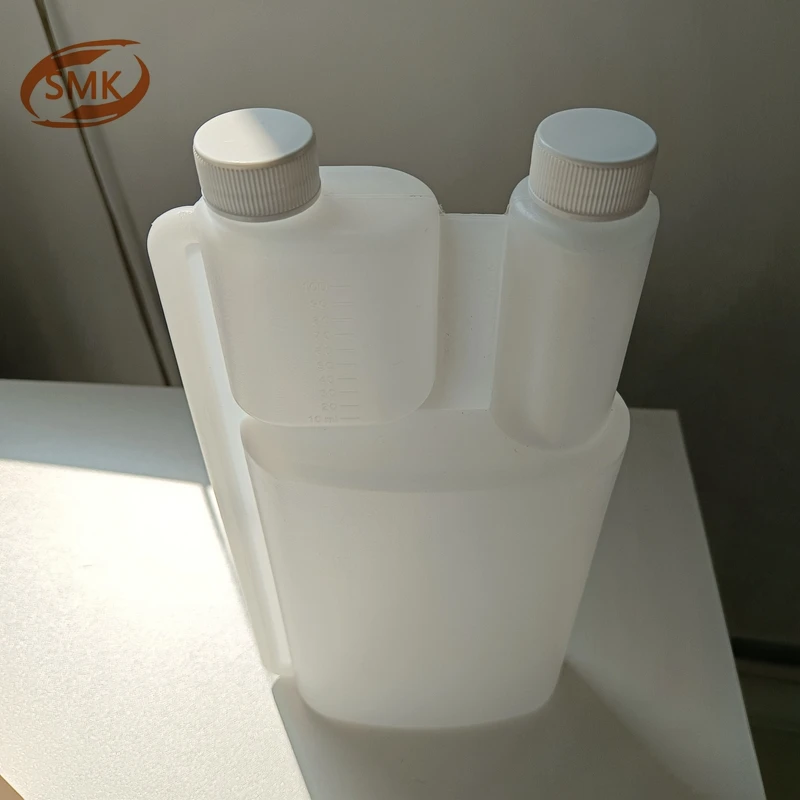 Automobile Fuel Packaging Bottle Twin Chamber Bottle 1000ml 1L