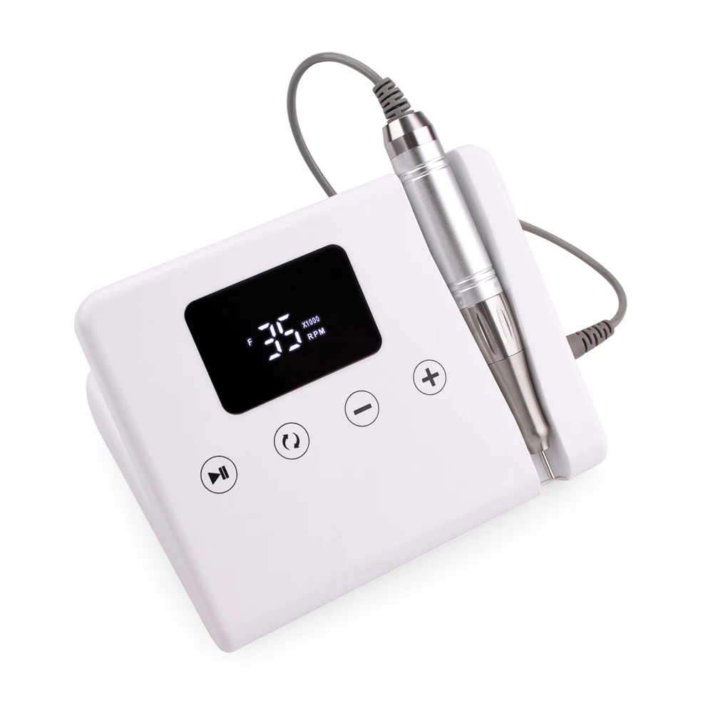 2022 New Professional Salon Nail Art Electric Manicure 35000rpm Telephone Coreless Motor Nail Drill Machine Get Free Sample