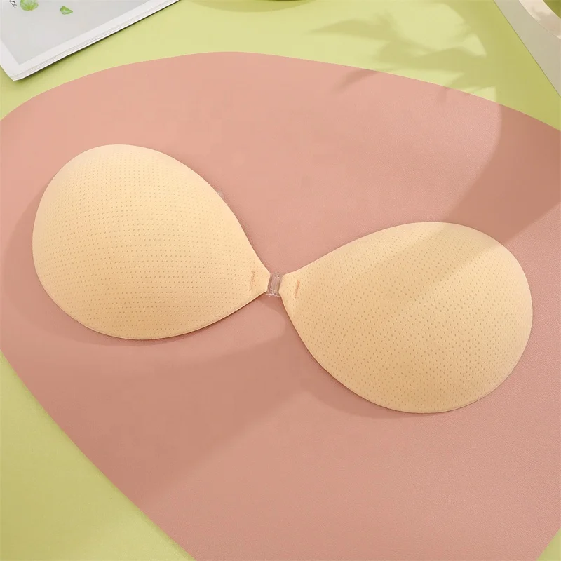 FINETOO Women Breast Petals Cute Bra Nipple Covers Push Up Breathable Invisible Bra Reusable Breast Adhesive Bra Skin Friendly