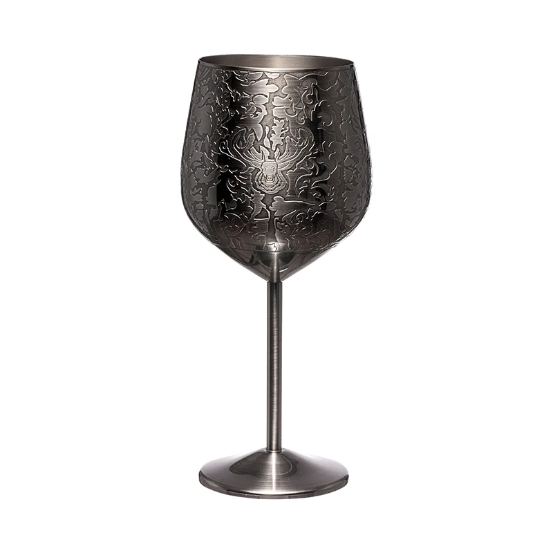Hot Sale Stainless Steel Wine Glass Creative Wine Glasses Goblet For Party Camping