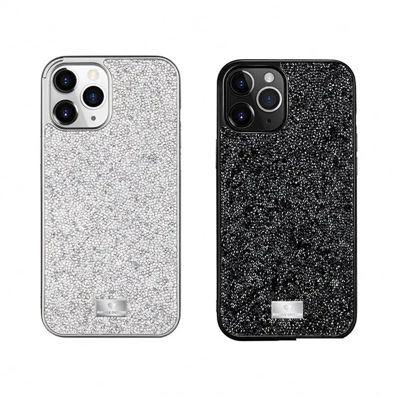 Remax 1.2Mm Crystal Diamond Matte Plating Design Phone Case For Iphone 12  5.4 / 6.1X / 6.7