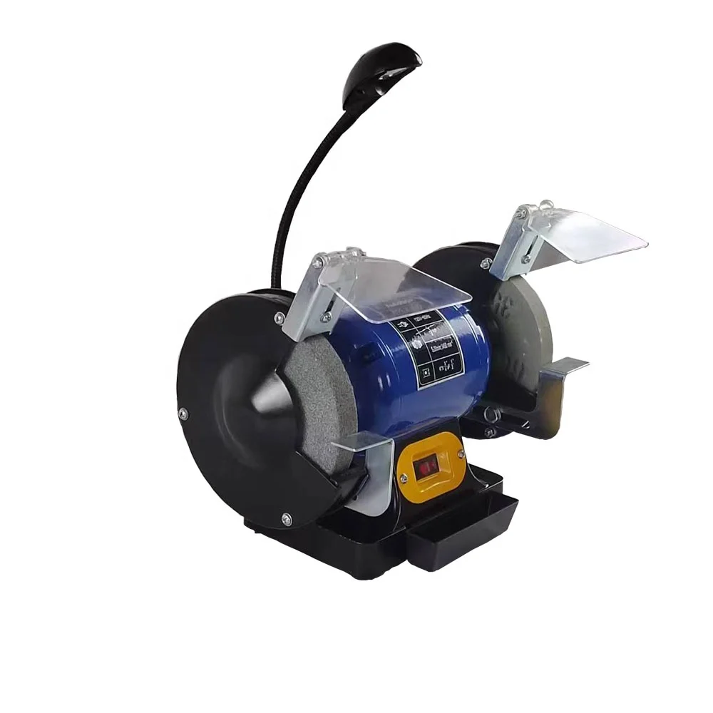 Industrial Electric Double Sand Wheel Wood Metal Polishing Bench Grinder Grinding Machine