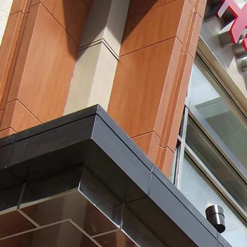 4mm wooden texture ACP PVDF aluminum plastic composite sheet