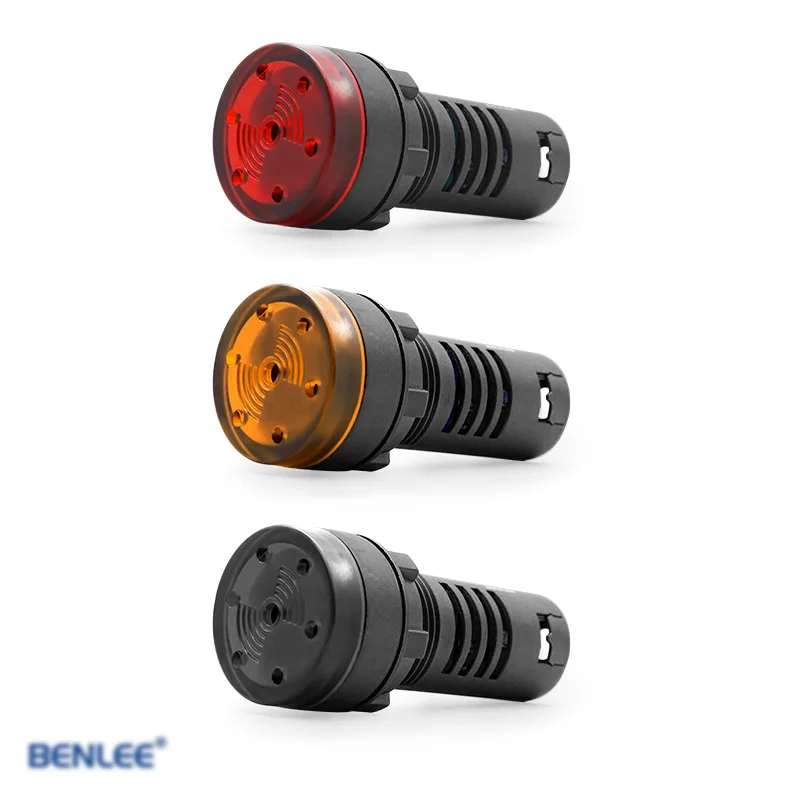 Buzzer 12v BENLEE IP40 22mm AC/DC 24v/36v/48v/110v/220v/380v/440v/500V electronic alarm buzzer accept OEM ODM