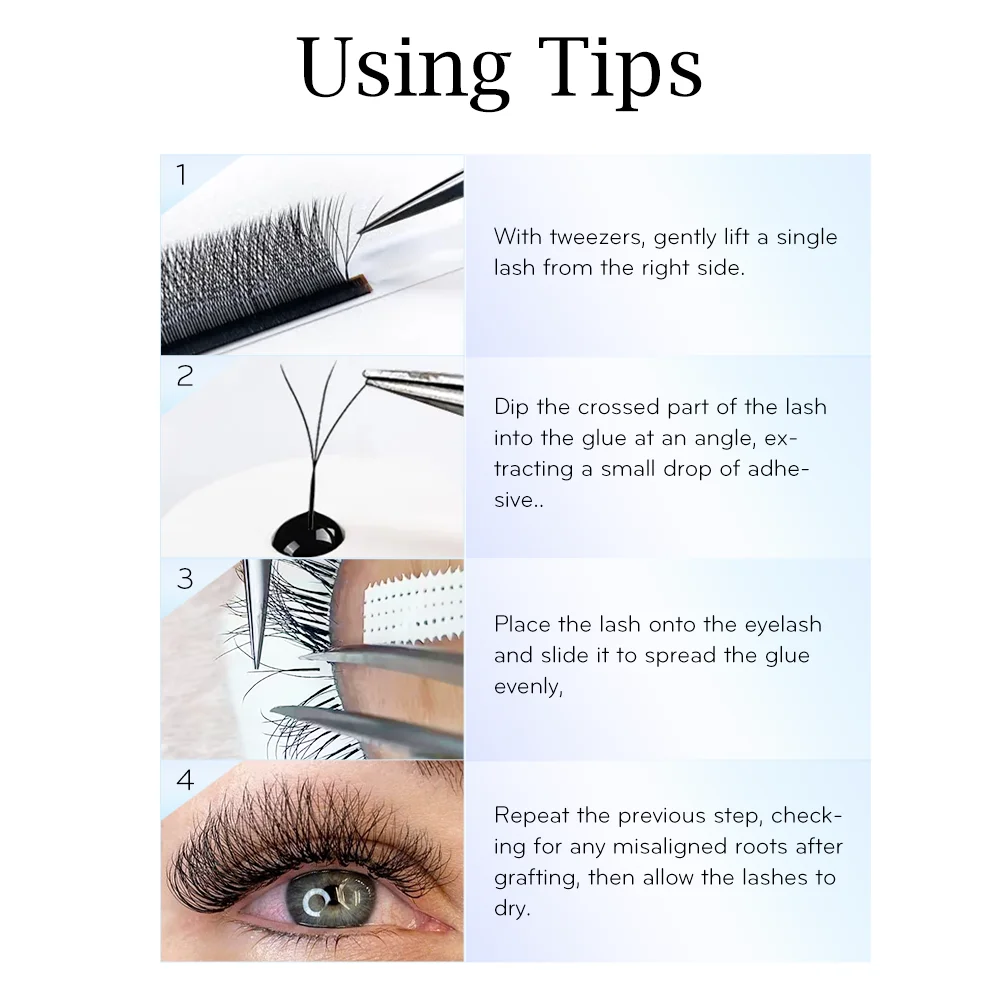 Trending products 2023 new arrival matte dark black volume lash extensions cashmere classic individual eye lash extensions trays