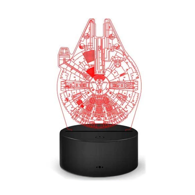 Multi Colors Changing Swith Remote Control 3d Anime Light