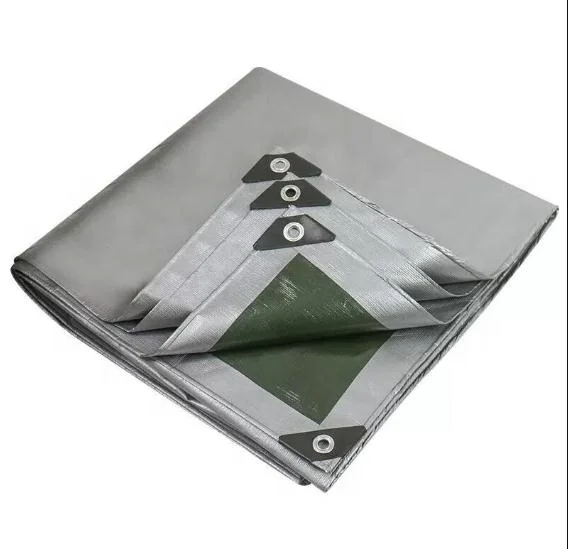 Blue White 4x5 meter Waterproof UV Resistance plastic Korea PE tarpaulins