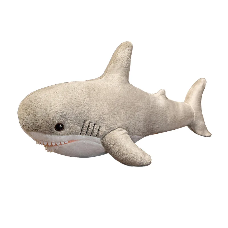 Wholesale Grey Shark Plush Toy Soft Stuffed Plush Shark Toys for Children