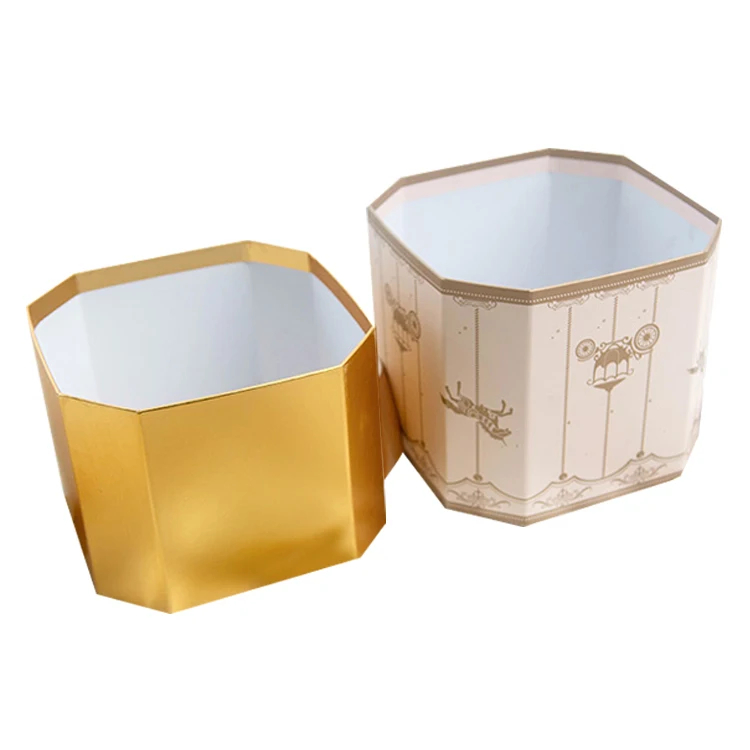 creative Christmas gift box New Year candy box baking moon cake cookies yolk pastry paper box