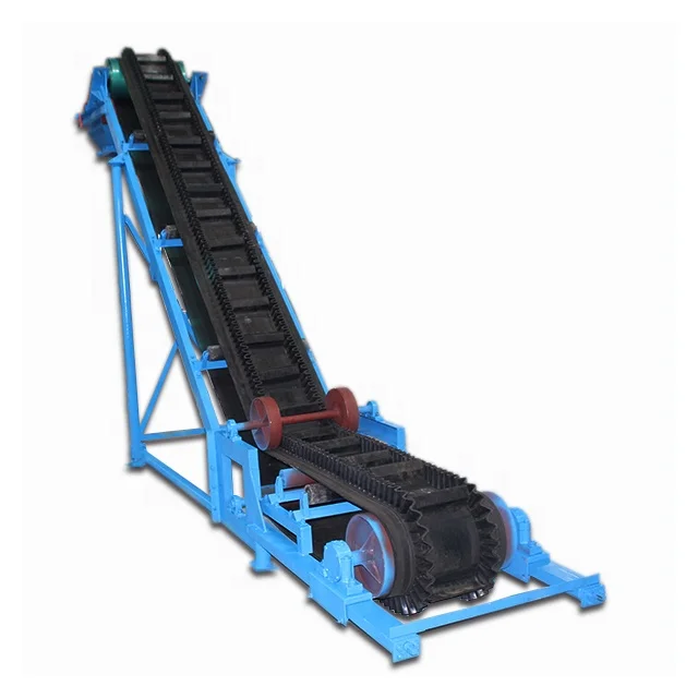 China Supplier 90 Degree Wear Resistant Corrugated Cleated Sidewall Belt Conveyor
