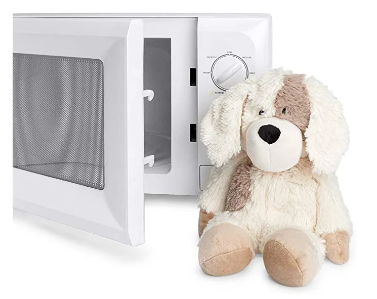 2025 Hot Sale Microwaveable Weighted Animal Anxiety Plush Dog Toys Weighted Stuffed Animal