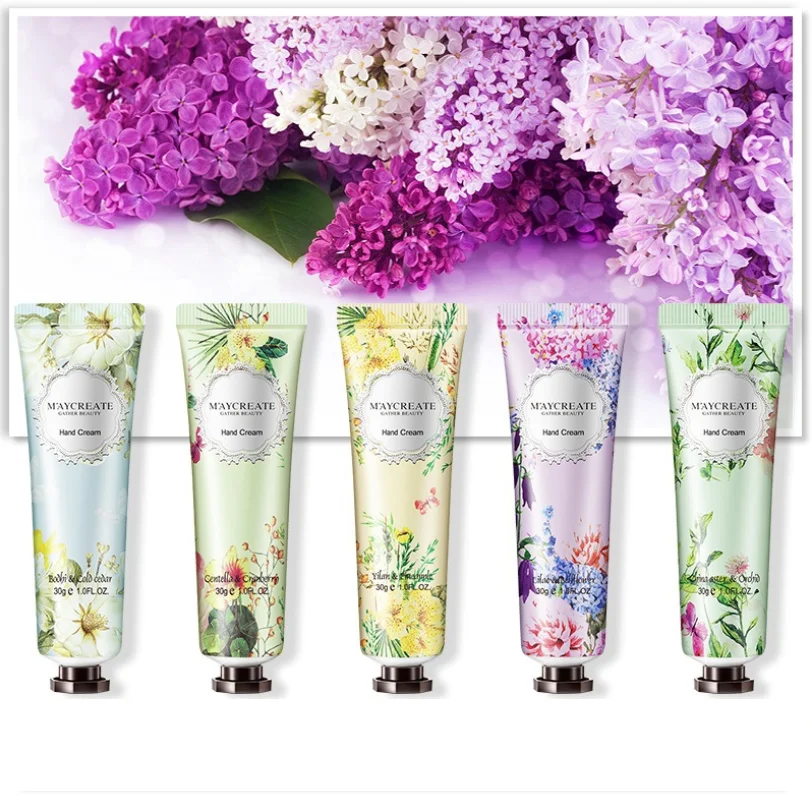 
factory wholesale Flower fragrance 30g cosmetic hand cream moisturizing  (62430631373)