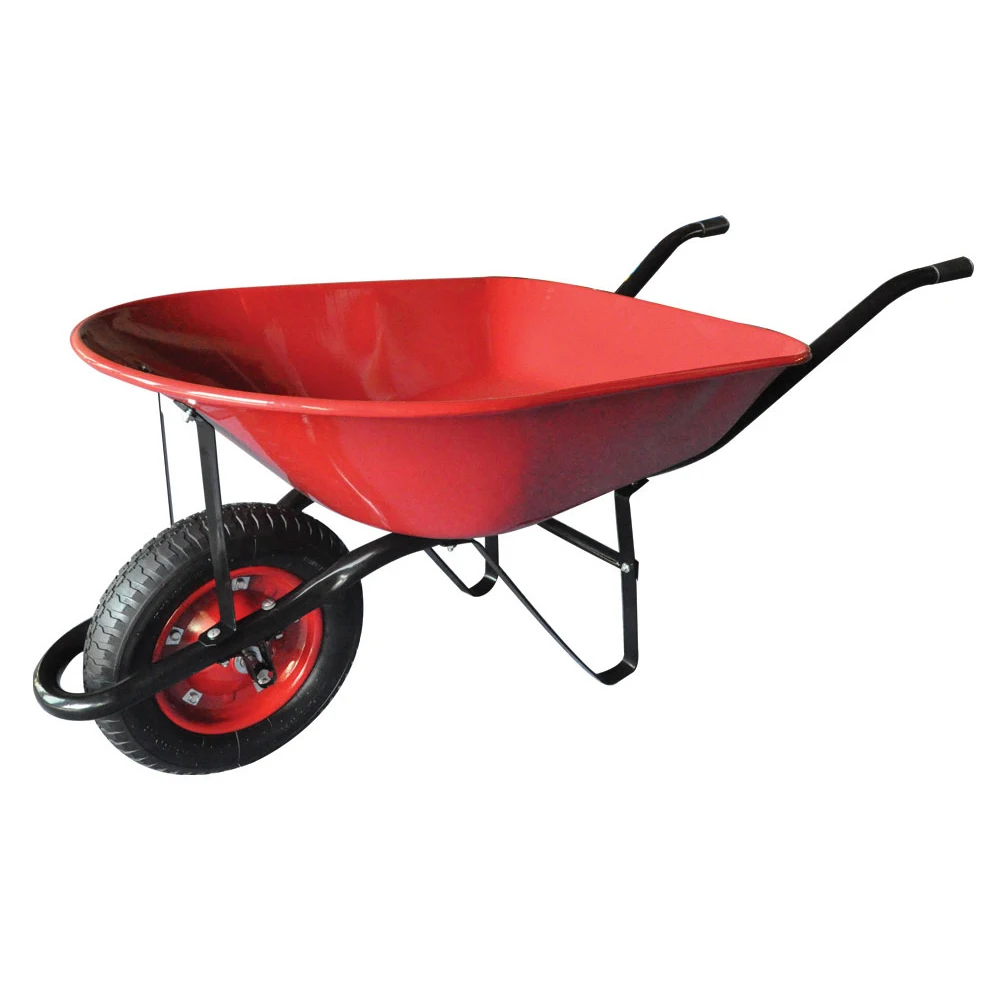 Heavy Duty Metal Wheel Barrow Construction Industrial Garden Wheelbarrow