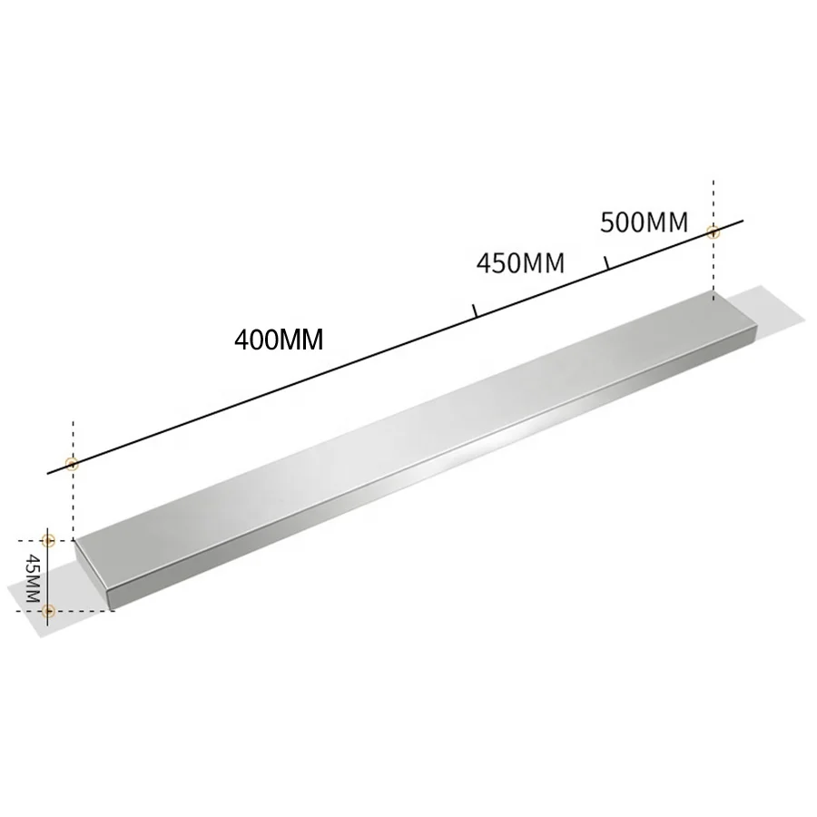 High quality stainless steel kitchen knife rack magnetic knife holder magnetic knife block holder