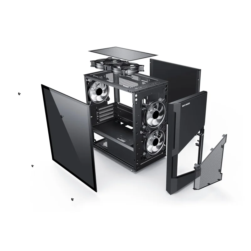 SAMA Aluminum Alloy Micro Atx Case Usb 3.0 Gaming Pc Case ABS Plastic Itx Computer Case