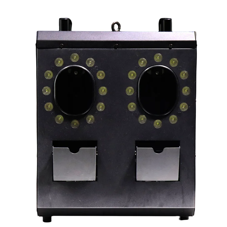 Hot sale factory price 2-wheels smoking bubble Machine RGBW dmx bubble machine with smoke for Commercial Wedding