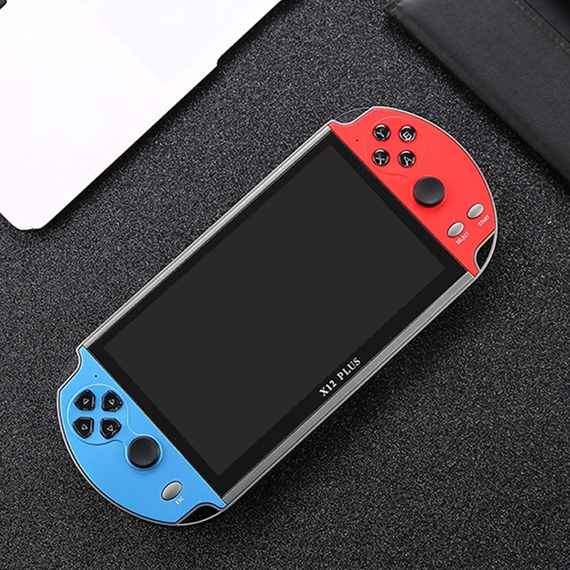 Новый X12 плюс двойной joyser 7 дюймов можно крепить любые приспособления: PDA 16 Гб Ностальгический Аркады консоли Ретро видео игры для