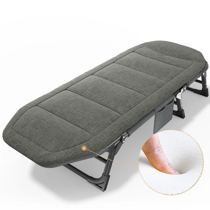 Wholesale factory portable adjustable camping metal  durable folding sofa bed