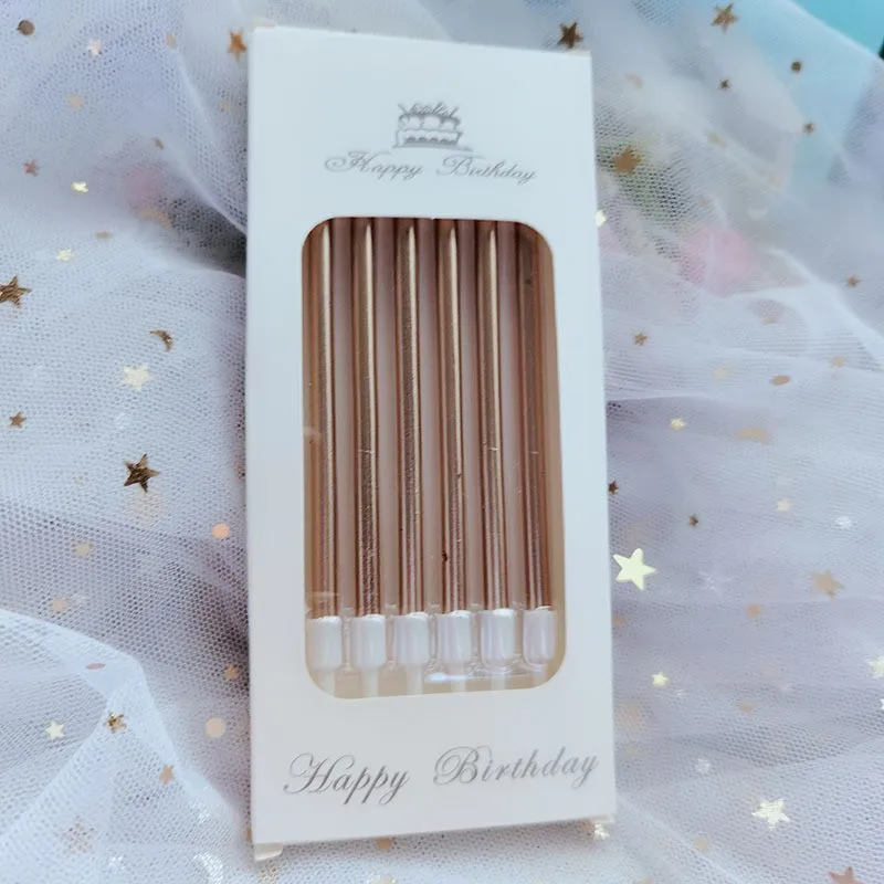 Cheap Rainbow Color blowing out elegant glitter sparkling custom metal creative baby cake happy spiral birthday candles for kids