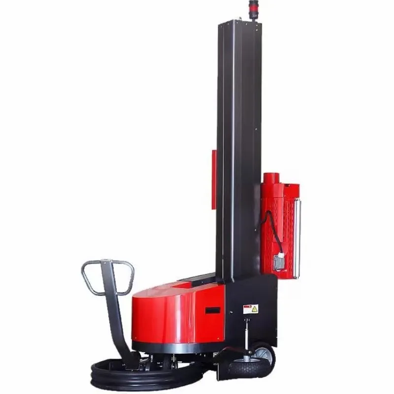 Self-propelled tray winding machine Self-propelled prestretch winding film packing machine fully automatic