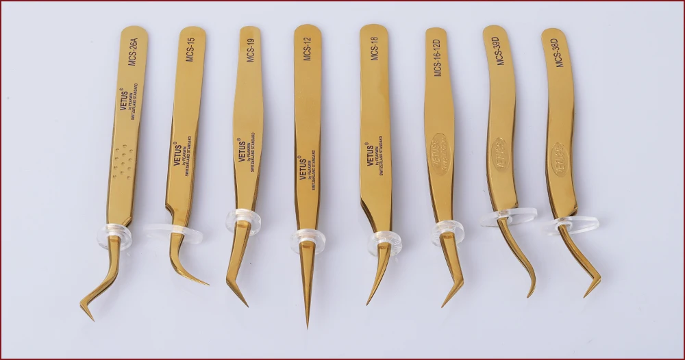 SP EYELASH Extension Tweezers Fiber Tip Wholesale Price Free Customize Logo Fiber Tip Volume 45 90 Degree Extension Tweezers