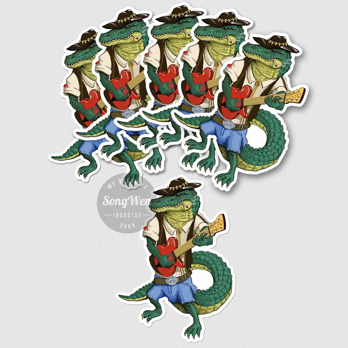 Low MOQ UV Resist Weatherproof Split Back Self-Adhesive Durable Matte PVC Vinyl Sticker Printing Die Cut Logo Custom Stickers