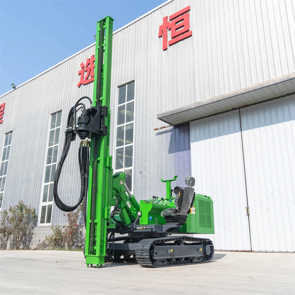 Multi-Functional Hydraulic hammer pile driver solar ramming Piling machine for solar project with Fast Shipping