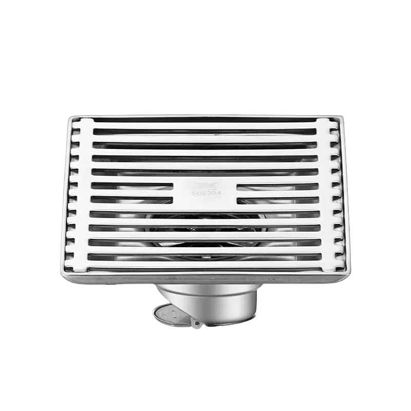 Good Quality Bathroom Accessories Chrome Anti Odor Square Toilet Floor Drain Stainless Steel Shower Floor Drain