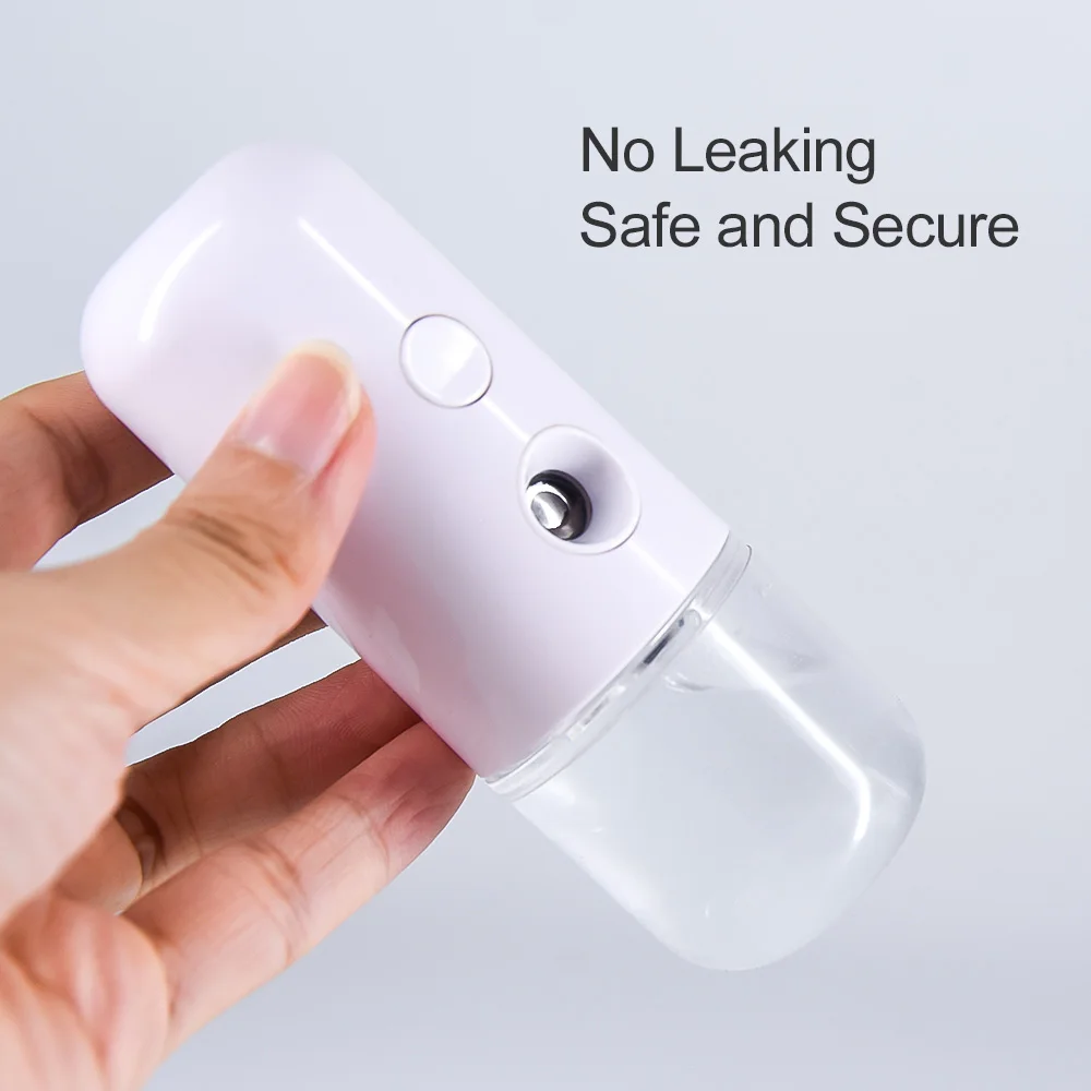 Hot Sellings 2021 Portable Beauty Devices Screwing Water Tank 30Ml Nano Steam Vaporizer Device For Face