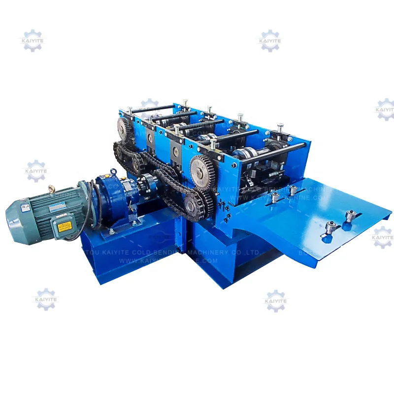Shelf column and beam forming machine