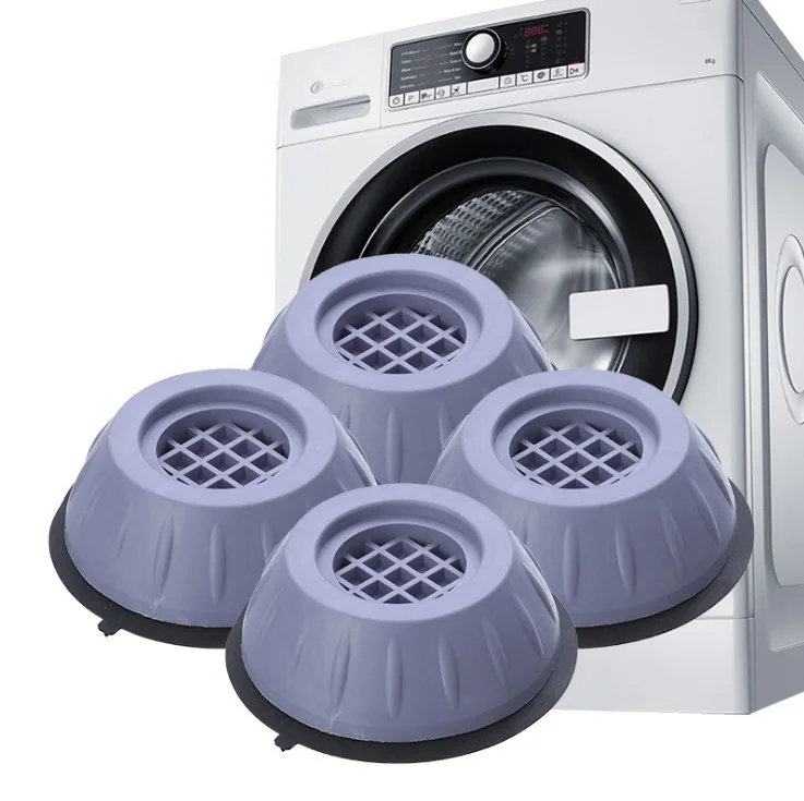 
New Wholesale Multi-functional Washing Machine Foot Pads Furniture Anti Vibration Rubber Feet Pads Non Slip Floor Mat 