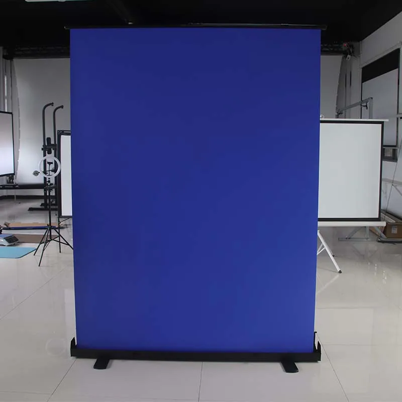 XJK Retractable Chromakey Green Screen Backdrop Collapsible Blue White Black Roll Up Background for Photography Studio