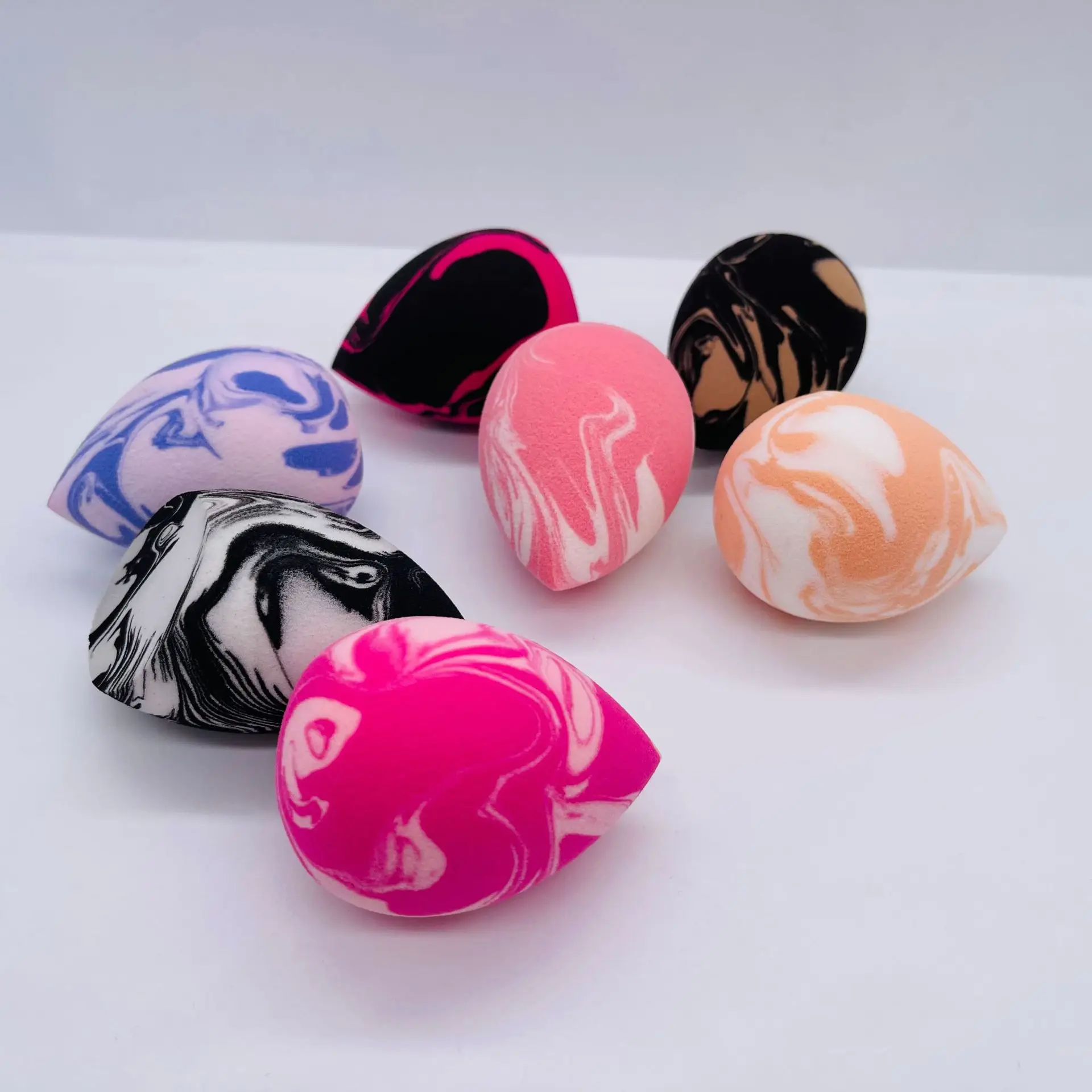 
Latex free high quality makeup blender different colors egg cosmetic custom case cute beauty sponges 